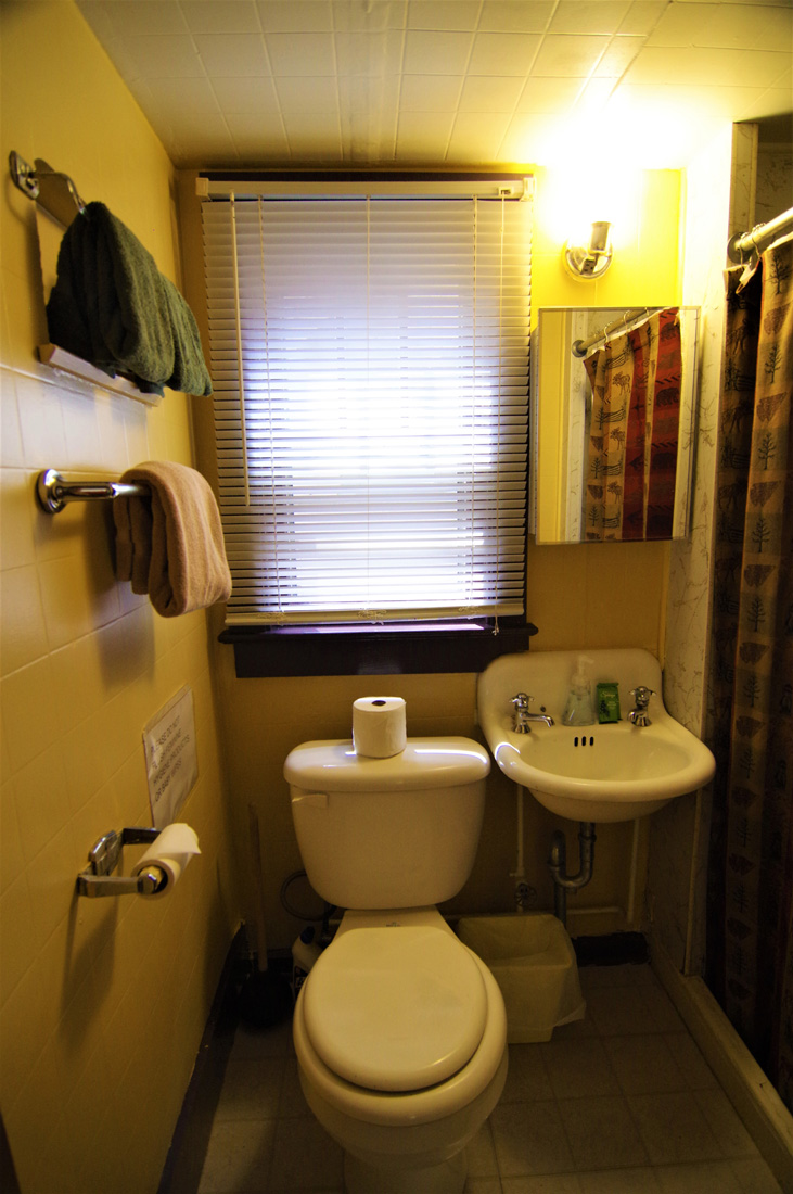 Bathroom in cottage